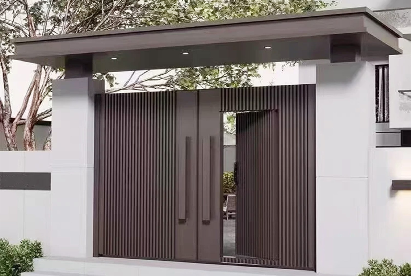 无锡固斯特金属新中式铝合金庭院门上市，传统文化与现代工艺的完美融合